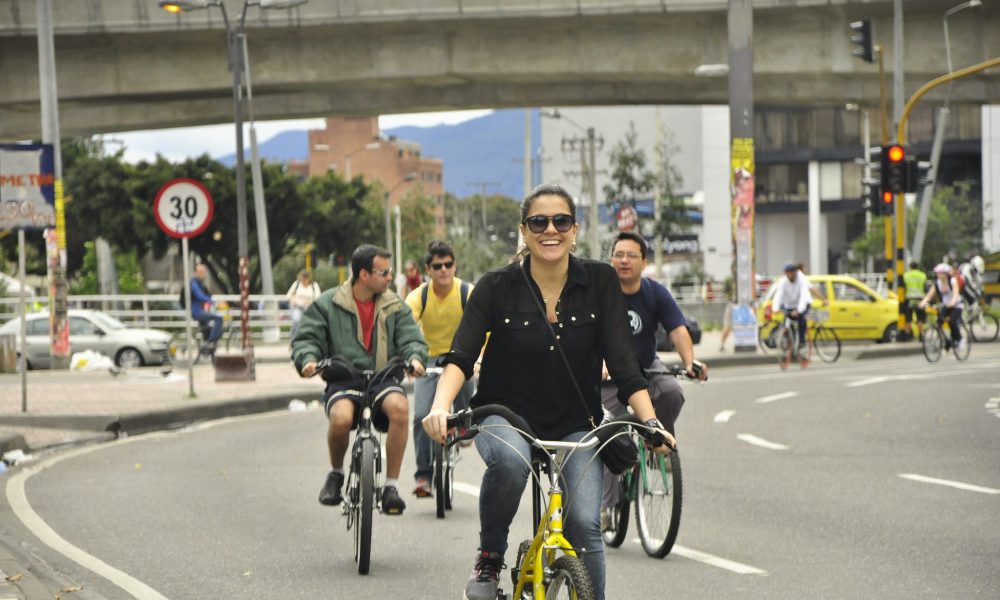 Kolumbiens Hauptstadt ist sonntags für Fahrräder reserviert
