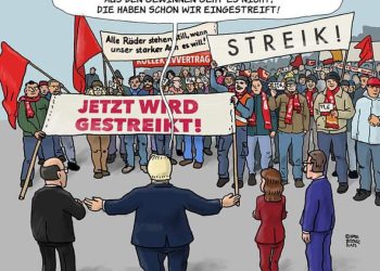 Die Metaller streiken!