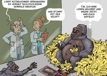 Wenn Affen lesen lernen...