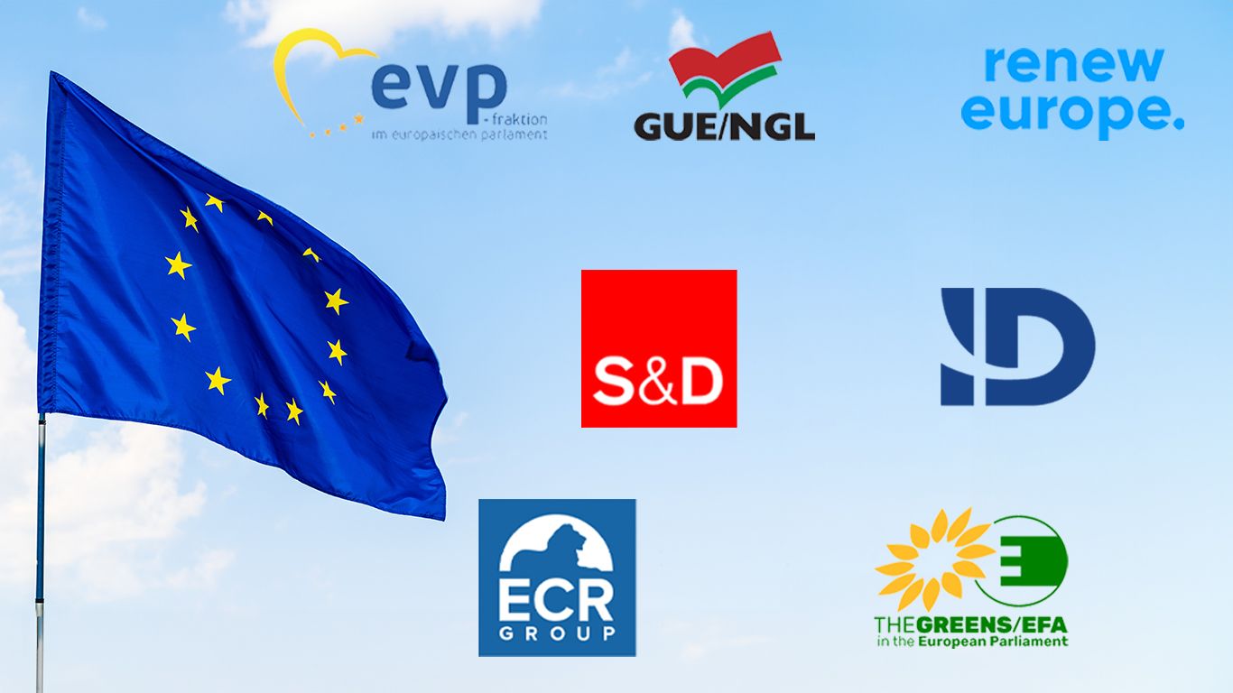 Die EU-Fraktionen: Diese Parteien kannst du bei der EU-Wahl wählen
