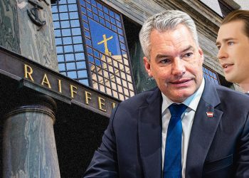 ÖVP-Kanzler Karl Nehammer & Sebastian Kurz Medien & Raiffeisenbank & kirche