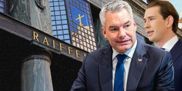 ÖVP-Kanzler Karl Nehammer & Sebastian Kurz Medien & Raiffeisenbank & kirche