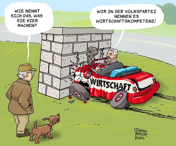 Die Wirtschaftskompetenz der ÖVP...