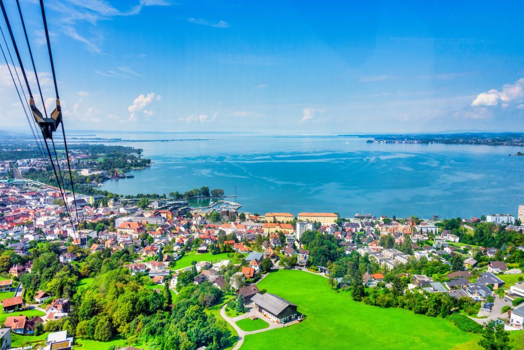 Bodensee, Vorarlberg, Bregenz, Ausblick, Wohnraum