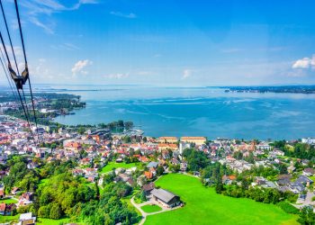Bodensee, Vorarlberg, Bregenz, Ausblick, Wohnraum