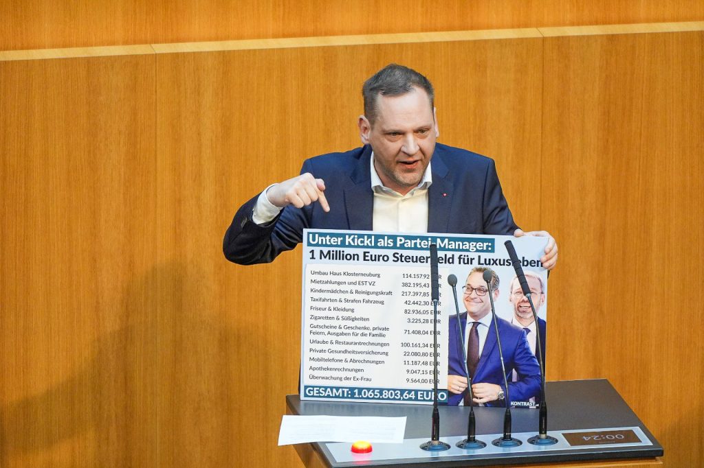 FPÖ Spesen Strache Kickl