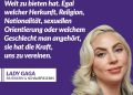 Zitat: Musik ist eines der mächtigsten Dinge, die die Welt zu bieten hat. Egal, welcher Herkunft, Religion, Nationalität, sexuellen Orientierung oder welchem Geschlecht man angehört, sie hat die Kraft, uns zu vereinen. Lady Gaga