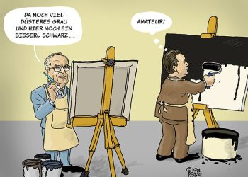 Mahrer (VP) und Nepp (FP) beim Wettbewerb "Mein Wienbild"