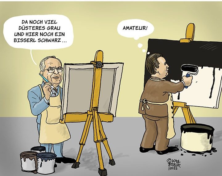 Mahrer (VP) und Nepp (FP) beim Wettbewerb "Mein Wienbild"