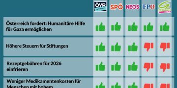 Nationalratssitzung vom 22. Mai – So haben die Parteien abgestimmt!