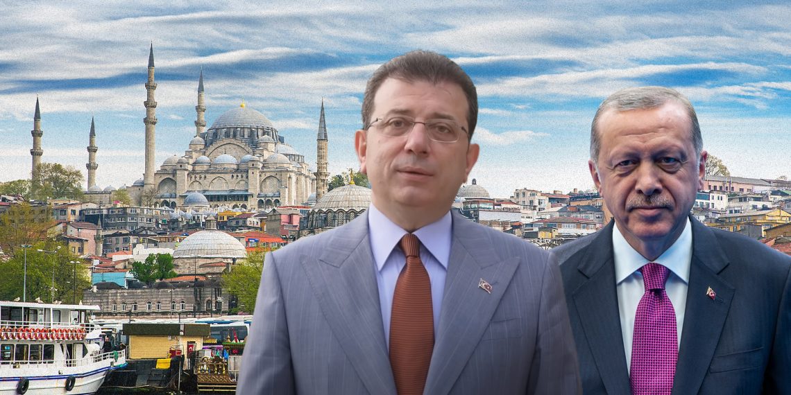 Imamoglu und Erdogan in Istanbul (Bild: Bild: Eigene Montage, basierend auf Material von flickr (NATO North Atlantic Treaty Organization), (YouTube)