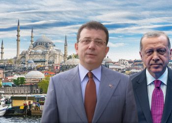Imamoglu und Erdogan in Istanbul (Bild: Bild: Eigene Montage, basierend auf Material von flickr (NATO North Atlantic Treaty Organization), (YouTube)