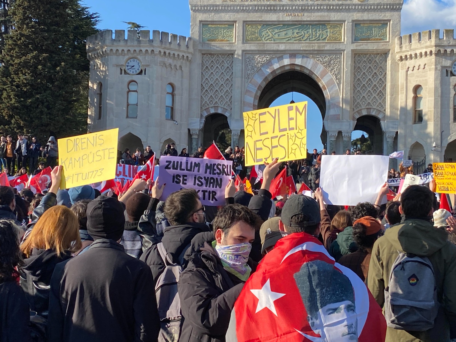Proteste nach der Imamoglu-Verhaftung (Foto: Sabine Küper-Büsch)