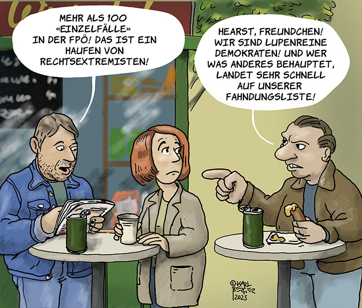 Die FPÖ und ihre mehr als 100 "Einzelfälle"