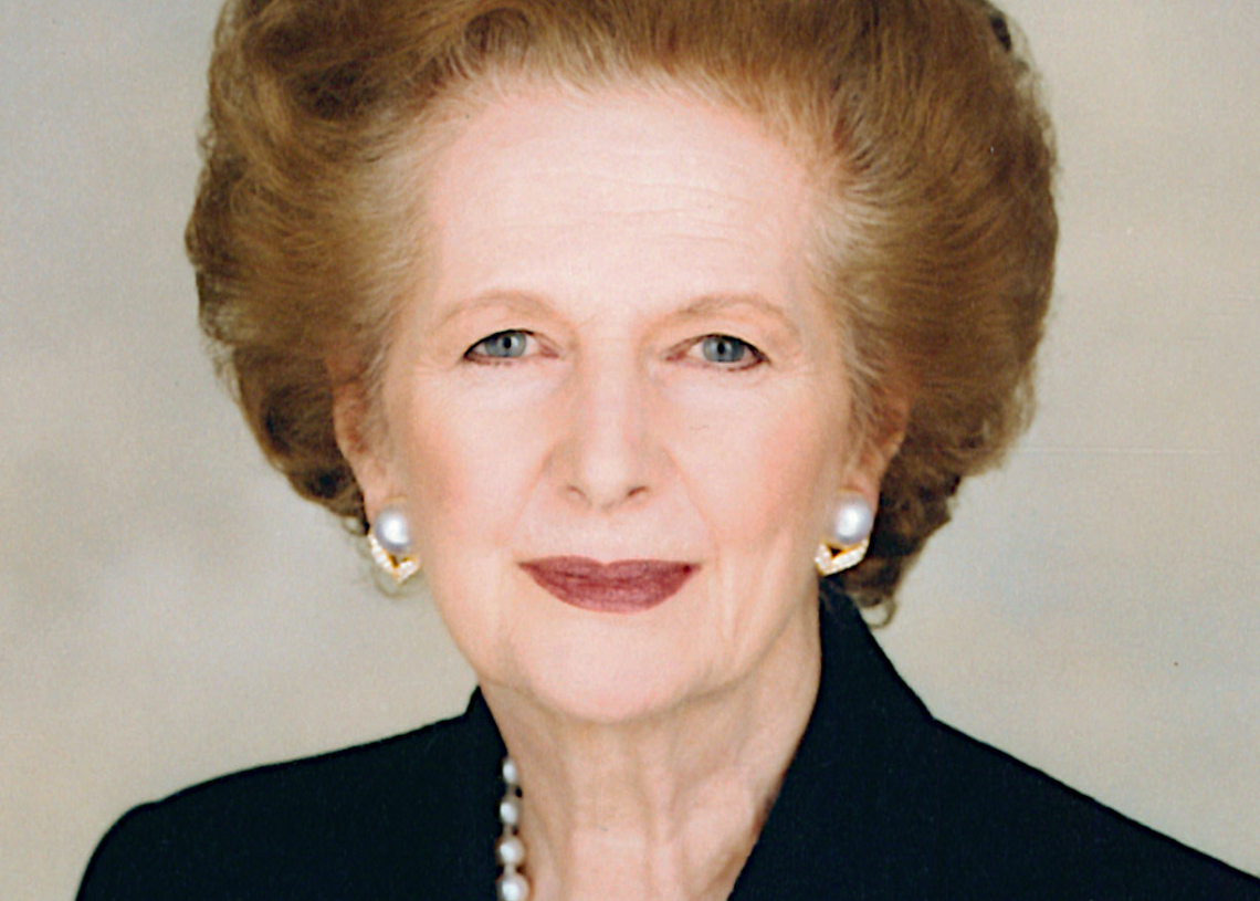 Britische Premierministerin Margaret Thatcher