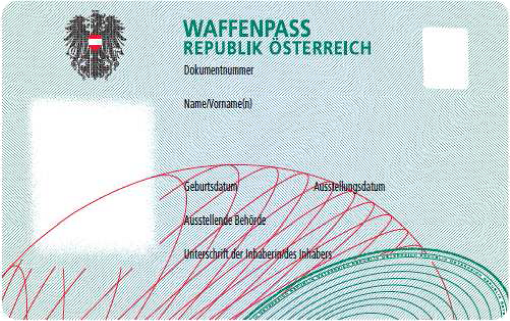 Foto: Waffenpass Österreich