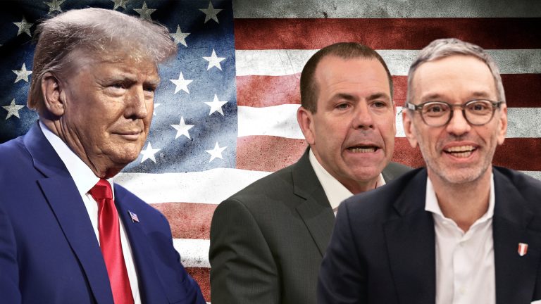 Donald trump, herbert kickl, Harald Vilimsky