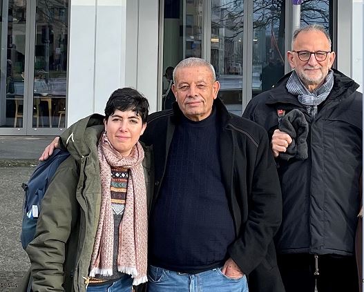 Israel-Palästina-Frieden-Vered Berman, Wajih Tmaiza, Yuval Rahamim; Berlin 2025 (Zur Verfügung gestellt: Vered Berman), PCFF-Parents Circle Families Forum, Israel, Palästina, Friedensverein