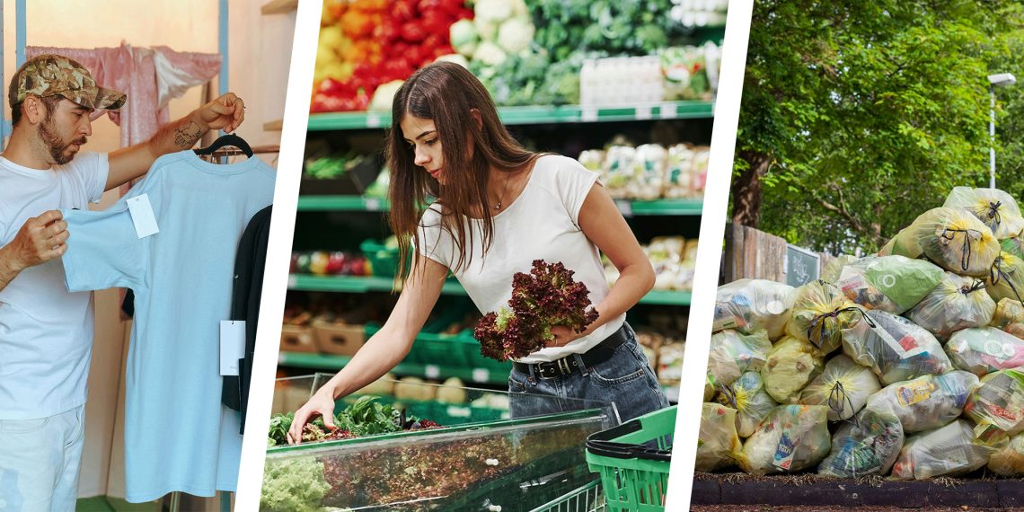 Fast Fashion, Lebensmittel, Abfall, Müll (Fotos: Unsplash+)