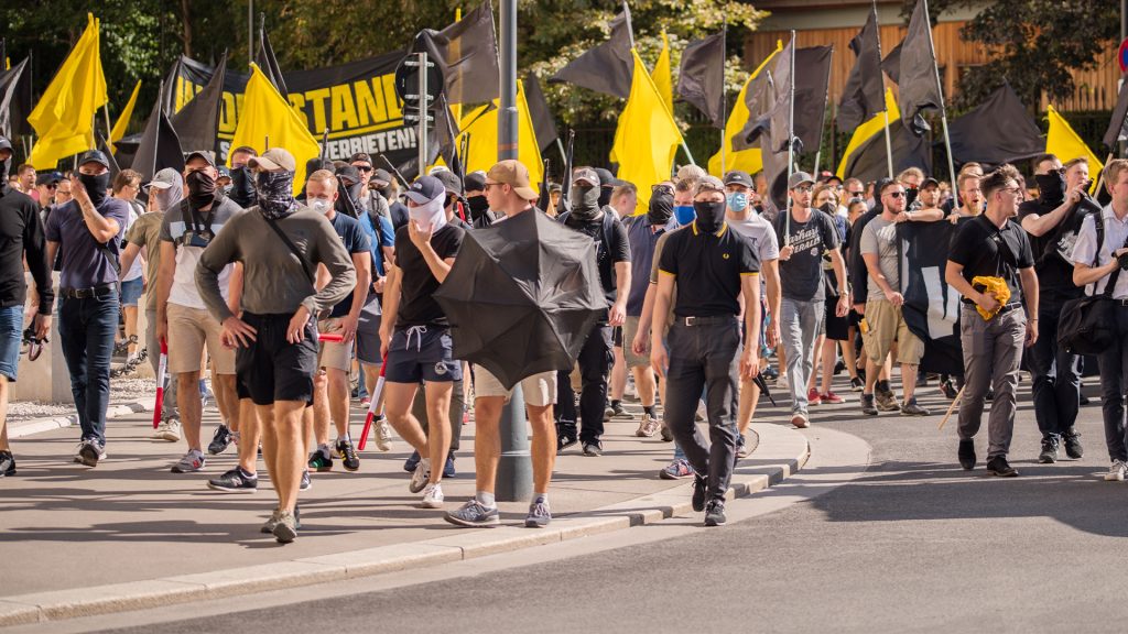Demonstration der Identitären in Wien. (Foto: Ivan Radic/flickr/ CC BY 2.0)