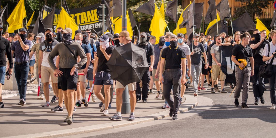 Demonstration der Identitären in Wien. (Foto: Ivan Radic/flickr/ CC BY 2.0)