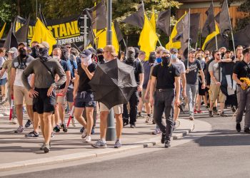 Demonstration der Identitären in Wien. (Foto: Ivan Radic/flickr/ CC BY 2.0)