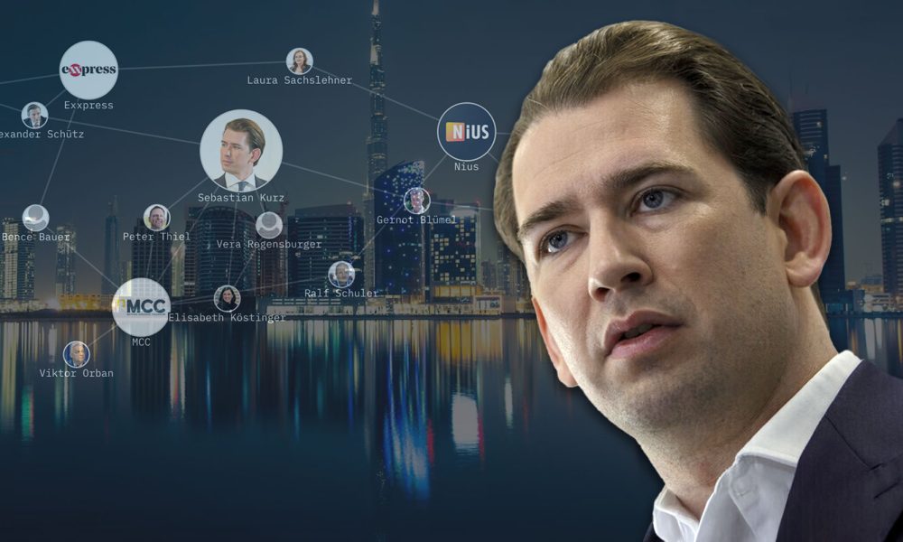 Download von www.picturedesk.com am 26.09.2025 (13:12). Sebastian Kurz bei einer Pressekonferenz am 27. Mai 2025 (Foto: Alex Halada/APA Picturedesk)