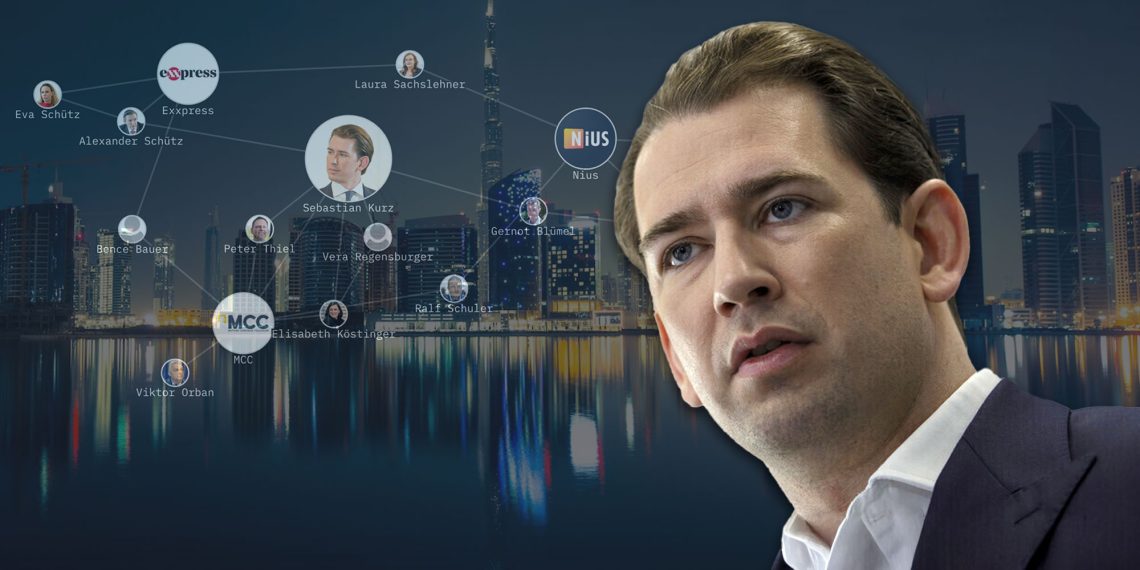 Download von www.picturedesk.com am 26.09.2025 (13:12). Sebastian Kurz bei einer Pressekonferenz am 27. Mai 2025 (Foto: Alex Halada/APA Picturedesk)