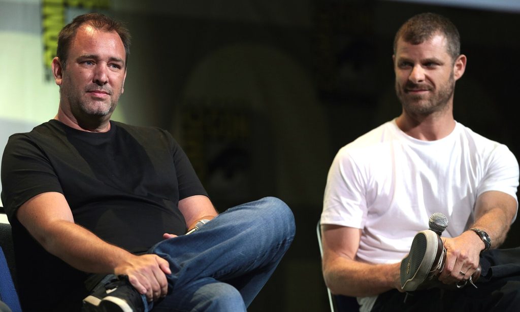 Trey Parker und Matt Stone, die Macher von South Park, hier auf der San Diego Comic-Con International in Californien im Jahr 2016. (Foto: Wikipedia/ Gage Skidmore/ CC BY-SA 3.0)