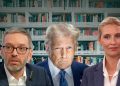 Rechte, die sich über Cancel Culture und Zensur beklagen: Herbert Kickl, Donald Trump, Alice Weidel (Foto: Wikipedia Trump: gemeinfrei, Kickl: C.Stadler/Bwag CC BY-SA 4.0 , Weidel: Sandro Halank CC BY-SA 4.0 /Unsplash: Chuttersnap), eigene Montage)