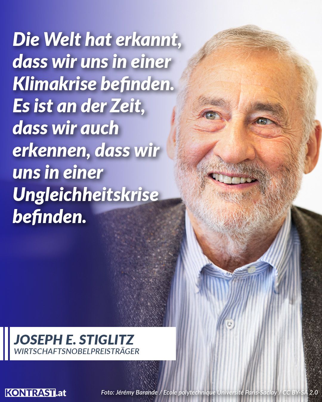 Joseph Stiglitz Zitat Vermögen G20