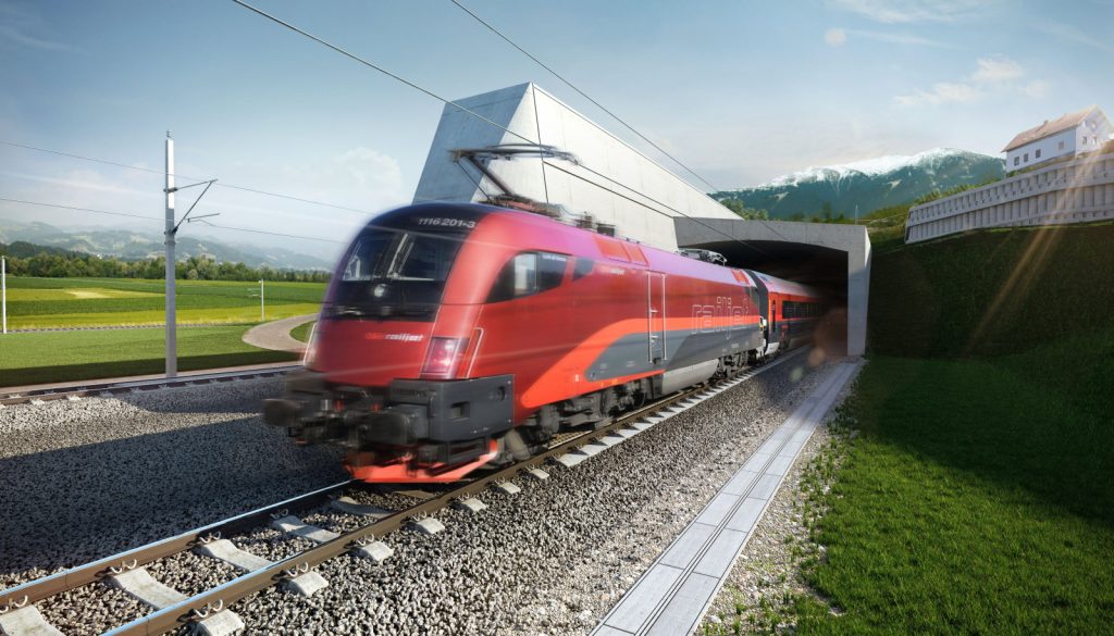 Visualisierung des Koralmtunnels im Lavanttal (Foto: ÖBB/isochrom)