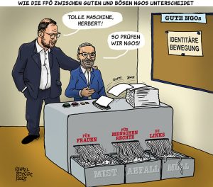 Wie die FPÖ zwischen guten und bösen NGOs unterscheidet