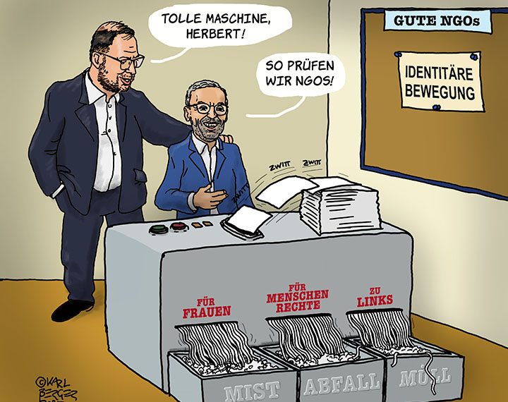 Wie die FPÖ zwischen guten und bösen NGOs unterscheidet