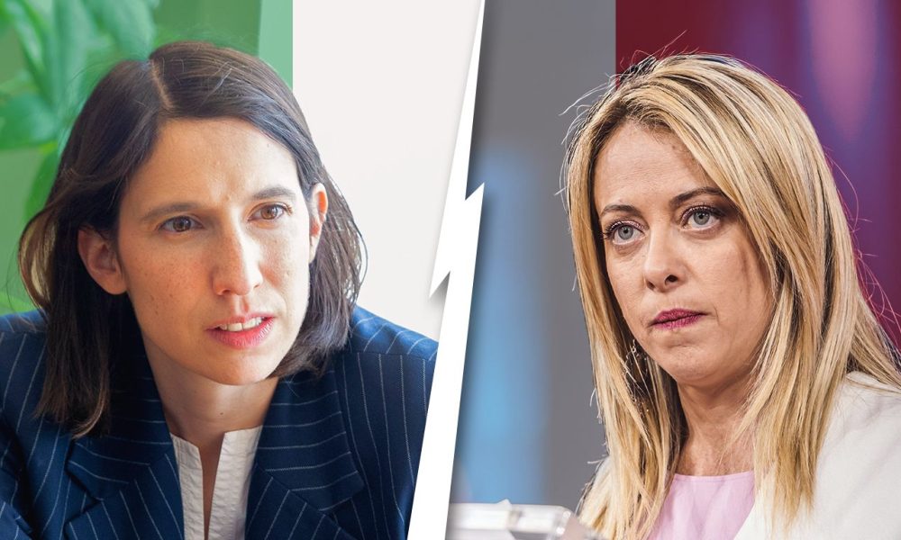 Giorgia Meloni, Elly Schlein