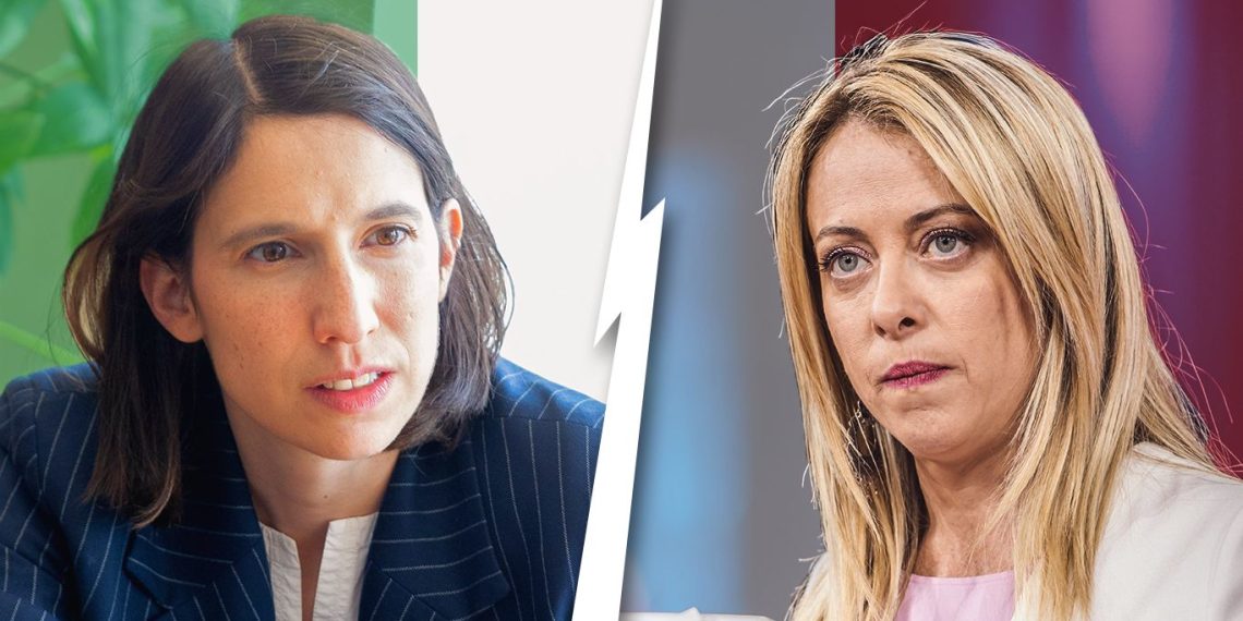 Giorgia Meloni, Elly Schlein