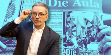 Herbert Kickl ließ in der Aula inserieren. (Foto: Parlamentsdirektion/Thomas Topf; APA Picturedesk/Hannes Punz; Montage)