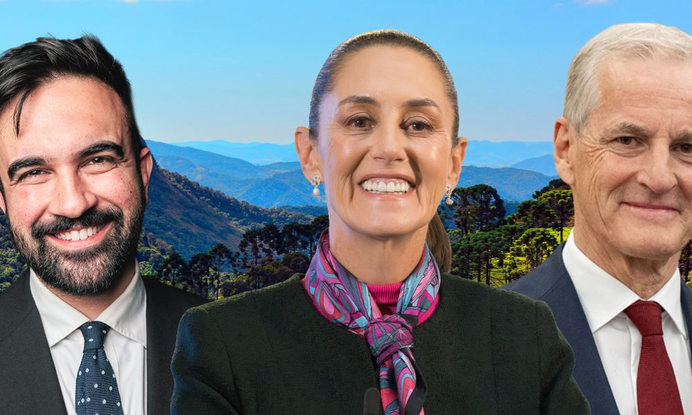 Claudia Sheinbaum Pardo, Zohran Mamdani, Jonas Gahr Støre