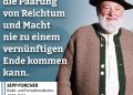Als Moderator der ORF-Sendung „Klingendes Österreich“ war Sepp Forcher österreichweit bekannt und beliebt. Zwischen 1986 und 2020 hat er genau 200 Sendungen moderiert. Er wurde mit zahlreichen Preisen für seine langjährige Moderationstätigkeit ausgezeichnet - unter anderem im Jahr 1993 mit der Goldenen Romy als beliebtester Nachrichtenmoderator. Zitat: Ich glaube, dass die Paarung von Reichtum und Macht nie zu einem vernünftigen Ende kommen kann. Sepp Forcher