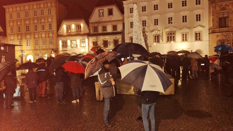 "Sonntagsspaziergang" in der Innenstadt von Steyr (Foto: SPÖ Steyr zVg)