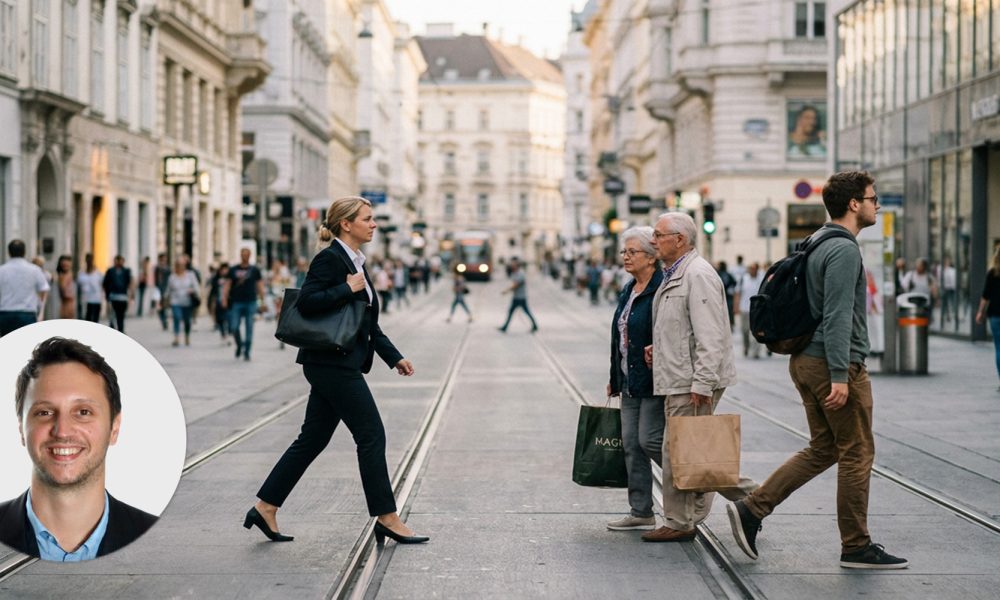 Dominik Bernhofer, Foto: zVg & KI-Montage