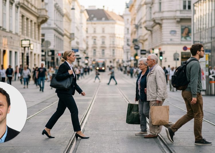Dominik Bernhofer, Foto: zVg & KI-Montage