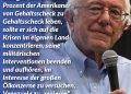 Der US-Senator Bernie Sanders hat Stellung gegen die jüngste Militäroperation der USA in Venezuela bezogen. Trump ließ am 3. Jänner den venezolanischen Präsidenten Maduro und seine Frau entführen. Außerdem droht er mit militärischem Eingreifen gegen Kolumbiens gewählten Präsidenten Gustavo Petro und mit der Annexion Grönlands. Bernie Sanders ist eine zentrale Stimme gegen soziale Ungleichheit in den USA. Er kritisiert seit Jahren die Macht großer Konzerne und die extreme Konzentration von Reichtum. Bekannt wurde er durch seine Präsidentschaftskampagnen und seinen Einsatz für höhere Löhne und ein öffentliches Gesundheitssystem. Zitat: Präsident Trump hat keine verfassungsmäßige Befugnis ein anderes Land anzugreifen. Wenn 60 Prozent der Amerikaner von Gehaltsscheck zu Gehaltsscheck leben, sollte er sich auf die Krisen im eigenen Land konzentrieren, seine militärischen Interventionen beenden und aufhören, im Interesse der großen Ölkonzerne zu versuchen, Venezuela zu "regieren". Bernie Sanders