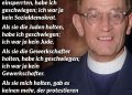 Martin Niemöller (1892–1984) war ein bekannter evangelischer Pfarrer in Deutschland. Anfangs unterstützte er den Aufstieg der Nationalsozialisten – wandte sich dann aber entschieden gegen ihre Einmischung in die Kirche. Er gehörte zu den Mitbegründern der Bekennenden Kirche, die sich der Kontrolle durch die Nazis widersetzte. Dafür wurde er 1937 verhaftet und verbrachte die letzten Jahre des Dritten Reichs in den Konzentrationslagern Sachsenhausen und Dachau. Die Erfahrungen dieser Zeit prägten ihn tief: Niemöller setzte sich nach 1945 für das Eingeständnis der deutschen Kollektivschuld ein und trug zum Stuttgarter Schuldbekenntnis bei. Zitat: Als die Nazis die Sozialdemokraten holten habe ich geschwiegen - ich war ja kein Sozialdemokrat. Als sie die Gewerkschafter holten, habe ich geschwiegen - ich war ja kein Gewerkschafter. Als sie die Juden holten, habe ich geschwiegen - ich war ja kein Jude. Als sie mich holten, gab es keinen mehr, der für mich sprechen konnte. Martin Niemöller