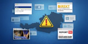 Masern, Impfung, FPÖ (Foto: AI-Montage & Screenshots Direkt, Auf1, Report24 & YouTube)