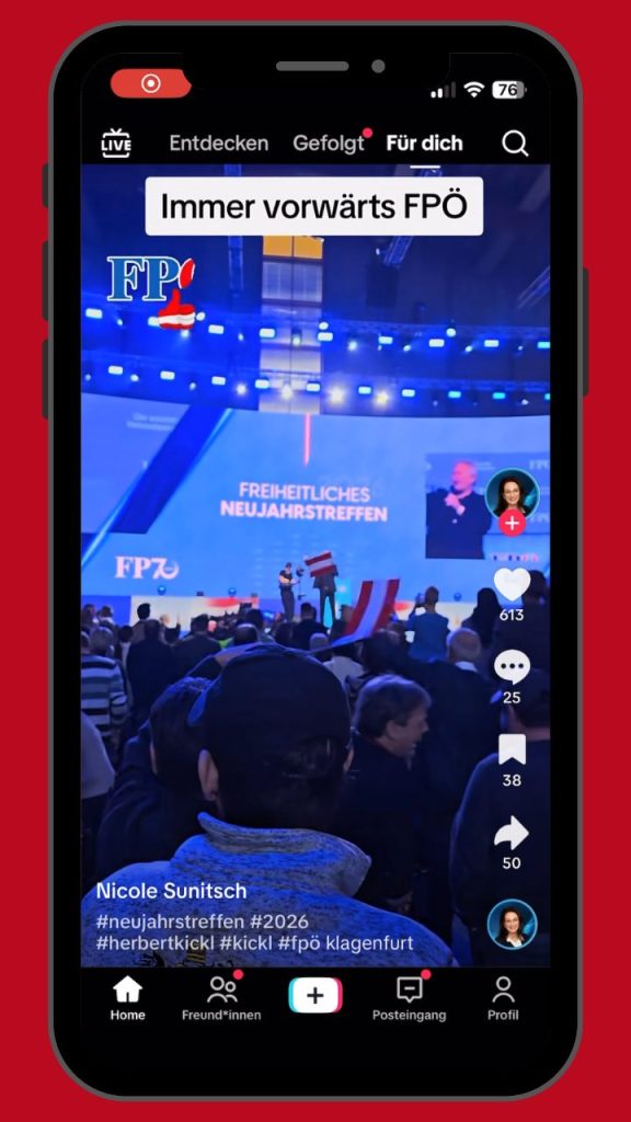 Screenshot: FPÖ Tik Tok