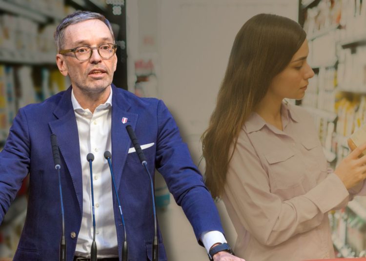 Herbert Kickl, Supermarkt, Inflation, Teuerung, Maßnahmen