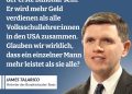 Superreiche wie Elon Musk, Mark Zuckerberg oder Bill Gates haben einen gewaltigen Einfluss auf die Politik und das Leben in den USA. Sie nutzen ihren Einfluss auf Präsident Trump, um noch reicher zu werden – oft auf Kosten des Rests der Bevölkerung. Immer mehr Menschen in den USA lehnen sich gegen die Macht von Superreichen und rechten Politiker:innen auf. Einer von ihnen ist der texanische Abgeordnete James Talarico. Er will eine USA, in der die Menschen für ihre Arbeit gerecht bezahlt werden und nicht immer mehr Geld in die Taschen von Milliardären – und bald Billionären – wandert. Zitat: Elon Musk wird bald der erste Billionär sein. Er wird mehr Geld verdienen als alle Volksschullehrer:innen in den USA zusammen. Glauben wir wirklich, dass ein einzelner Mann mehr leistet als sie alle? James Talarico