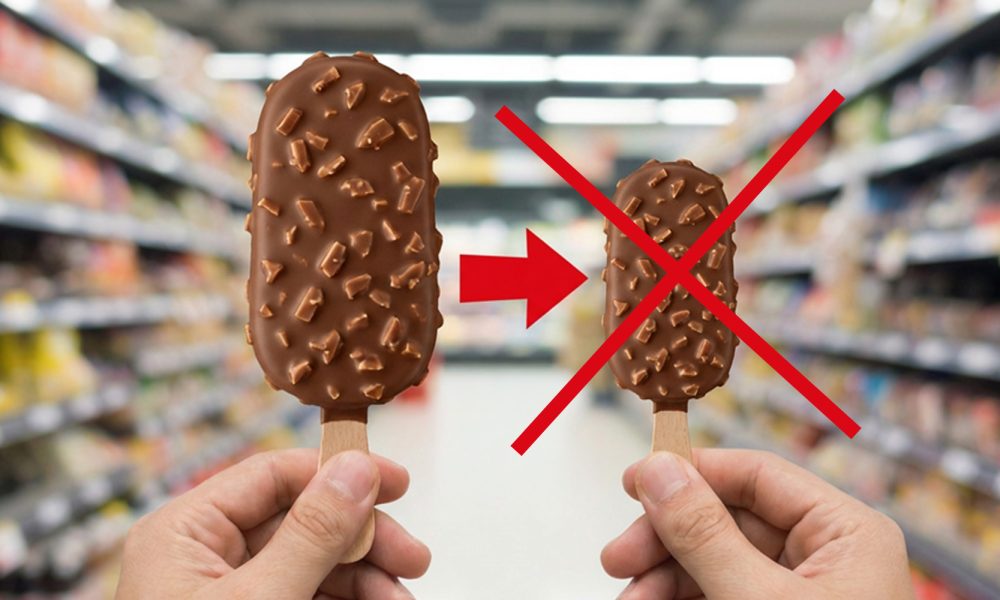 Shrinkflation (Foto: AI-Montage)