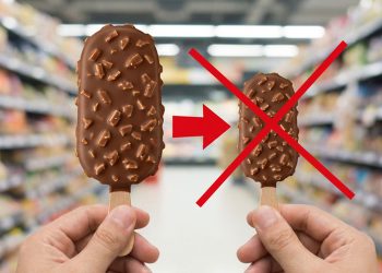 Shrinkflation (Foto: AI-Montage)